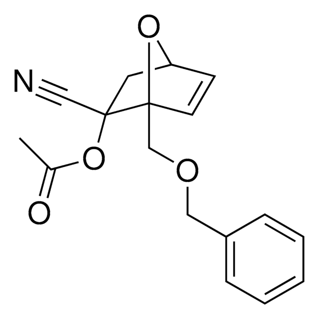 1-[(BENZYLOXY)METHYL]-2-CYANO-7-OXABICYCLO[2.2.1]HEPT-5-EN-2-YL ACETATE AldrichCPR