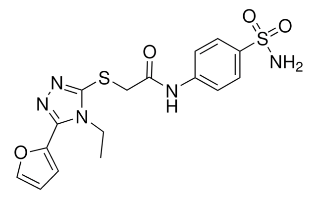 N-[4-(AMINOSULFONYL)PHENYL]-2-{[4-ETHYL-5-(2-FURYL)-4H-1,2,4-TRIAZOL-3-YL]SULFANYL}ACETAMIDE AldrichCPR