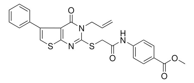 METHYL 4-({[(3-ALLYL-4-OXO-5-PHENYL-3,4-DIHYDROTHIENO[2,3-D]PYRIMIDIN-2-YL)SULFANYL]ACETYL}AMINO)BENZOATE AldrichCPR