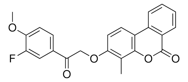 3-(2-(3-FLUORO-4-METHOXYPHENYL)-2-OXOETHOXY)-4-METHYL-6H-BENZO(C)CHROMEN-6-ONE AldrichCPR