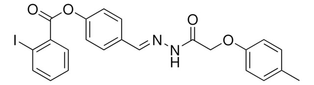 4-(2-((4-METHYLPHENOXY)ACETYL)CARBOHYDRAZONOYL)PHENYL 2-IODOBENZOATE AldrichCPR