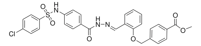 METHYL 4-((2-(2-(4-(((4-CHLOROPHENYL)SULFONYL)AMINO)BENZOYL)CARBOHYDRAZONOYL)PHENOXY)METHYL)BENZOATE AldrichCPR