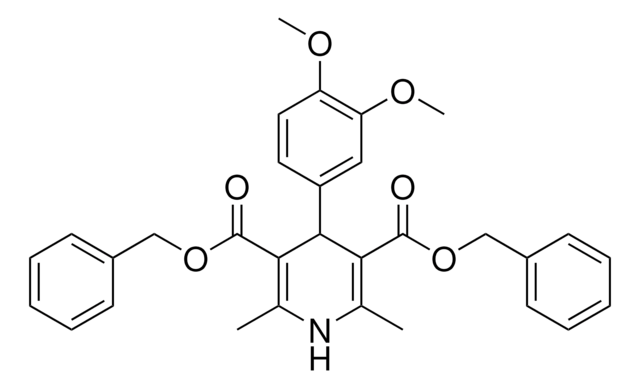 DIBENZYL 4-(3,4-DIMETHOXY-PH)-2,6-DIMETHYL-1,4-DIHYDRO-3,5-PYRIDINEDICARBOXYLATE AldrichCPR