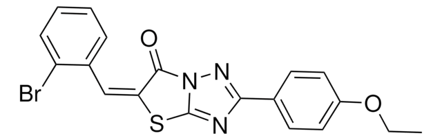 (5E)-5-(2-BROMOBENZYLIDENE)-2-(4-ETHOXYPHENYL)[1,3]THIAZOLO[3,2-B][1,2,4]TRIAZOL-6(5H)-ONE AldrichCPR