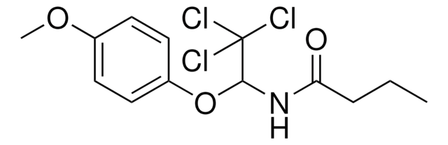 N-(2,2,2-TRICHLORO-1-(4-METHOXYPHENOXY)ETHYL)BUTANAMIDE AldrichCPR