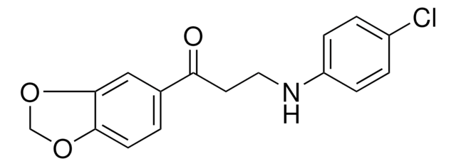 1-(1,3-BENZODIOXOL-5-YL)-3-(4-CHLOROANILINO)-1-PROPANONE AldrichCPR