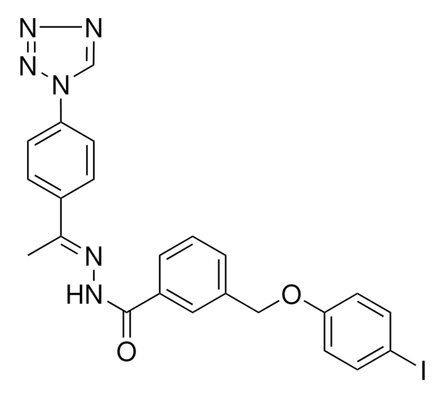 3-((4-IODOPHENOXY)ME)-N'-(1-(4-(1H-TETRAAZOL-1-YL)PH)ETHYLIDENE)BENZOHYDRAZIDE AldrichCPR