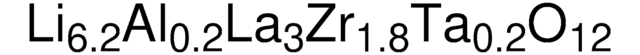 Tantalum-doped lithium lanthanum zirconium oxide powder, battery grade