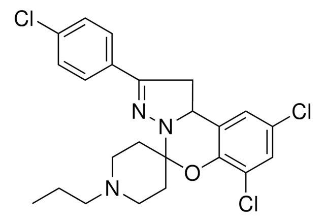 7,9-DICHLORO-2-(4-CHLOROPHENYL)-1'-PROPYL-1,10B-DIHYDROSPIRO[BENZO[E]PYRAZOLO[1,5-C][1,3]OXAZINE-5,4'-PIPERIDINE] AldrichCPR