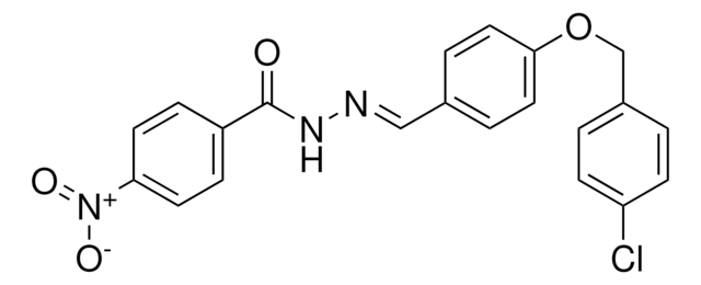 N'-(4-((4-CHLOROBENZYL)OXY)BENZYLIDENE)-4-NITROBENZOHYDRAZIDE AldrichCPR