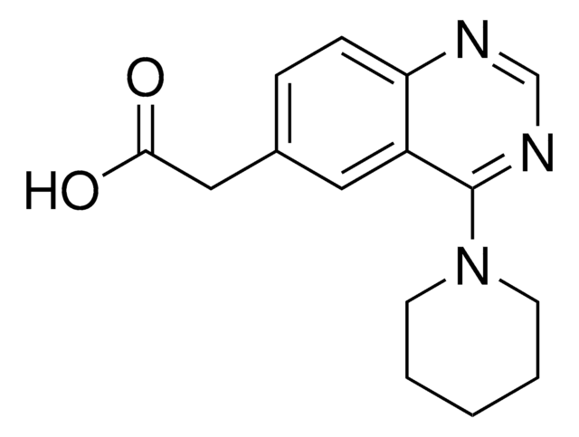 [4-(1-Piperidinyl)-6-quinazolinyl]acetic acid AldrichCPR