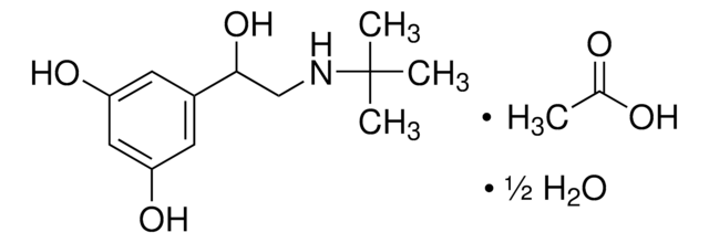 Terbutaline acetate salt hemihydrate VETRANAL&#174;, analytical standard