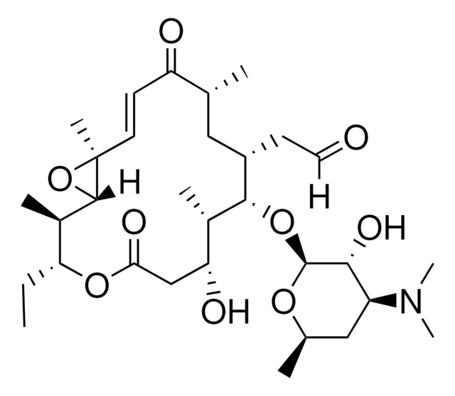 Rosamicin from Micromonospora rosaria, ~98%