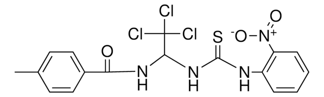 4-METHYL-N-(2,2,2-TRICHLORO-1-(3-(2-NITRO-PHENYL)-THIOUREIDO)-ETHYL)-BENZAMIDE AldrichCPR