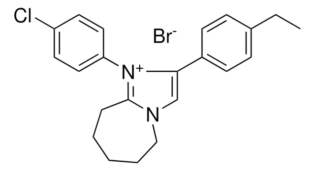 1-(4-CHLOROPHENYL)-2-(4-ETHYLPHENYL)-6,7,8,9-TETRAHYDRO-5H-IMIDAZO[1,2-A]AZEPIN-1-IUM BROMIDE AldrichCPR