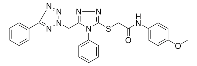 N-(4-METHOXYPHENYL)-2-({4-PHENYL-5-[(5-PHENYL-2H-TETRAAZOL-2-YL)METHYL]-4H-1,2,4-TRIAZOL-3-YL}SULFANYL)ACETAMIDE AldrichCPR