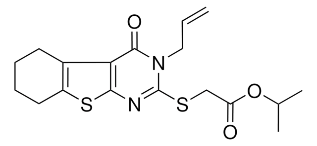 ISOPROPYL [(3-ALLYL-4-OXO-3,4,5,6,7,8-HEXAHYDRO[1]BENZOTHIENO[2,3-D]PYRIMIDIN-2-YL)SULFANYL]ACETATE AldrichCPR