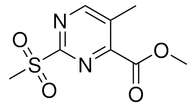 Methyl 5-methyl-2-(methylsulfonyl)pyrimidine-4-carboxylate AldrichCPR