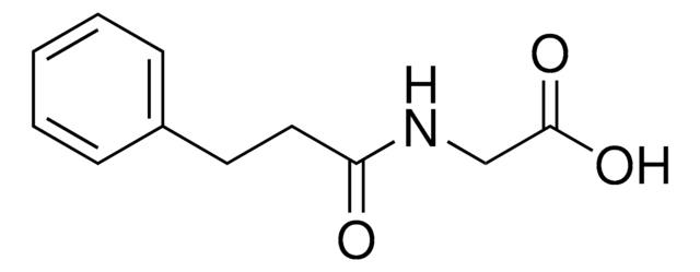 N-(3-Phenylpropionyl)glycine analytical standard