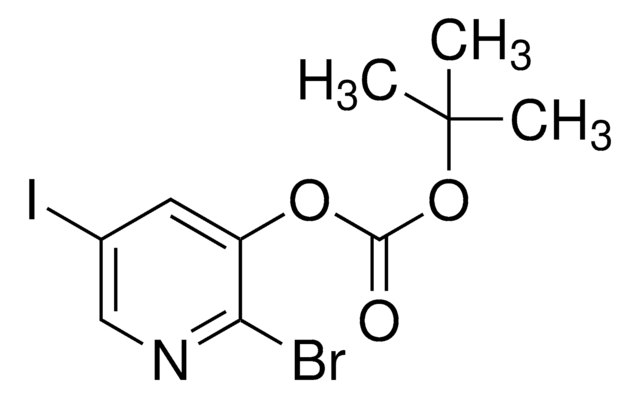 2-Bromo-5-iodopyridin-3-yl tert-butyl carbonate AldrichCPR