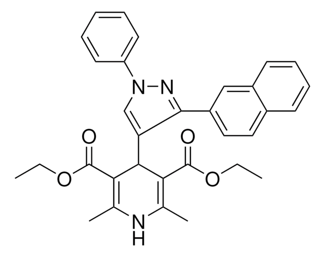 DIETHYL 2,6-DIMETHYL-4-[3-(2-NAPHTHYL)-1-PHENYL-1H-PYRAZOL-4-YL]-1,4-DIHYDRO-3,5-PYRIDINEDICARBOXYLATE AldrichCPR