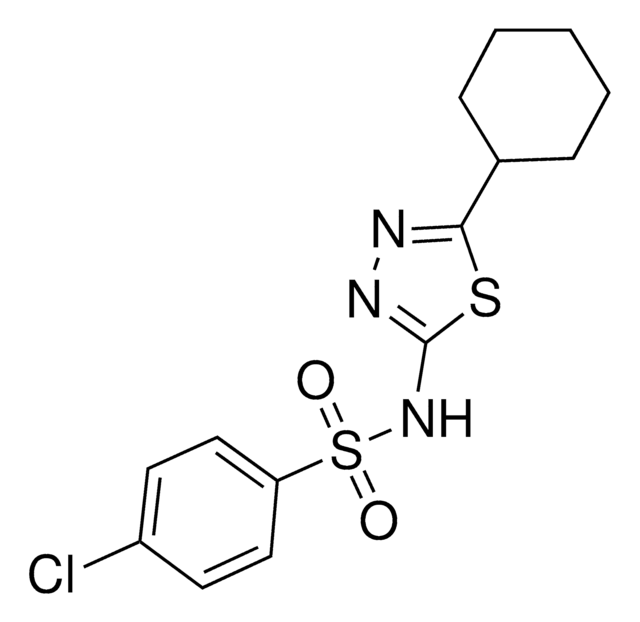 4-chloro-N-(5-cyclohexyl-1,3,4-thiadiazol-2-yl)benzenesulfonamide AldrichCPR