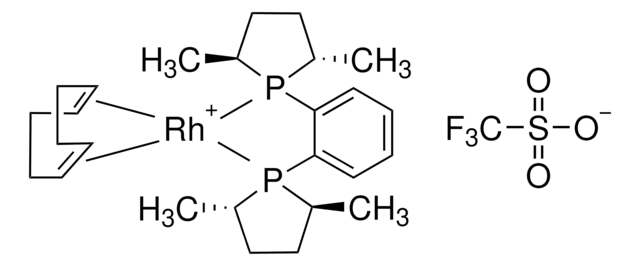 1,2-Bis[(2S,5S)-2,5-dimethylphospholano]benzene(cyclooctadiene)rhodium(I) trifluoromethanesulfonate 97%