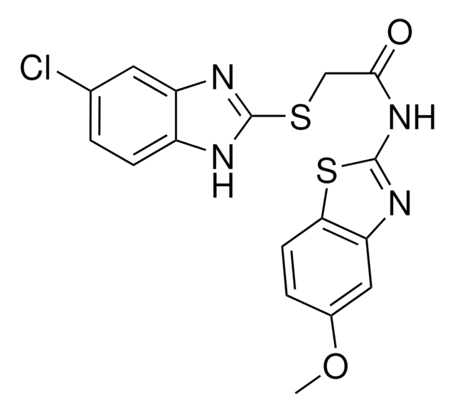 2-[(5-CHLORO-1H-BENZIMIDAZOL-2-YL)SULFANYL]-N-(5-METHOXY-1,3-BENZOTHIAZOL-2-YL)ACETAMIDE AldrichCPR