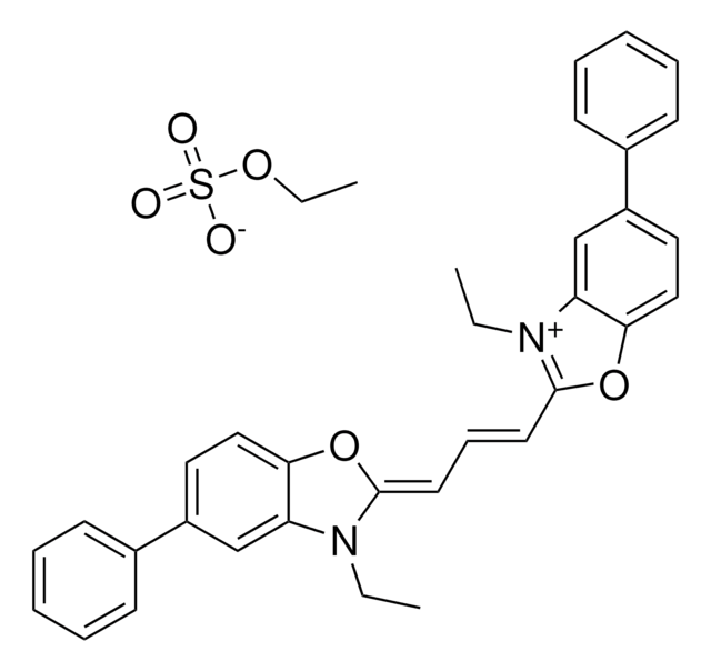 3-ETHYL-2-[(1E,3Z)-3-(3-ETHYL-5-PHENYL-1,3-BENZOXAZOL-2(3H)-YLIDENE)-1-PROPENYL]-5-PHENYL-1,3-BENZOXAZOL-3-IUM ETHYL SULFATE AldrichCPR