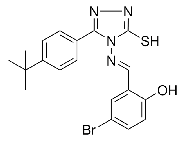 4-BR-2-(((3-(4-TERT-BUTYLPHENYL)5-MERCAPTO-4H-1,2,4-TRIAZOL-4-YL)IMINO)ME)PHENOL AldrichCPR