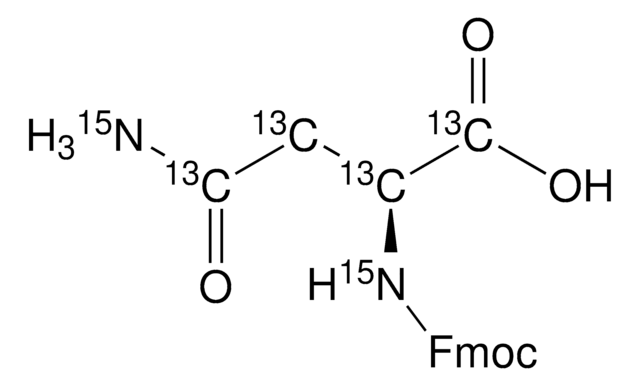 Fmoc-Asn-OH-13C4,15N2 98 atom % 15N, 99 atom % 13C, 95% (CP)