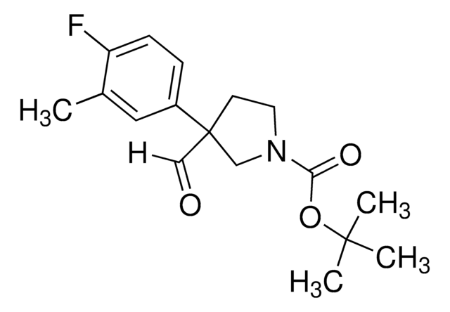 tert-Butyl 3-(4-fluoro-3-methylphenyl)-3-formyl-1-pyrrolidinecarboxylate AldrichCPR