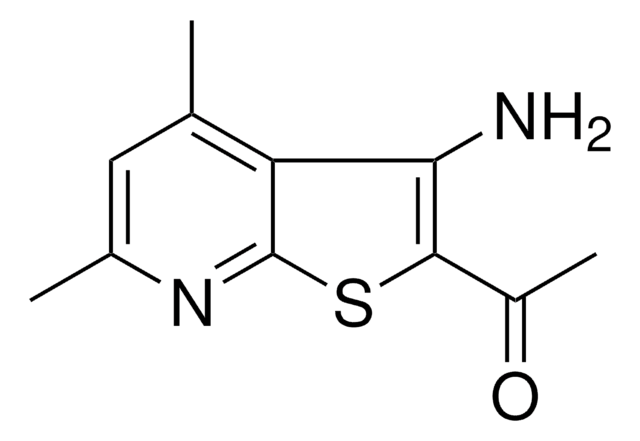 1-(3-AMINO-4,6-DIMETHYLTHIENO(2,3-B)PYRIDIN-2-YL)ETHANONE AldrichCPR