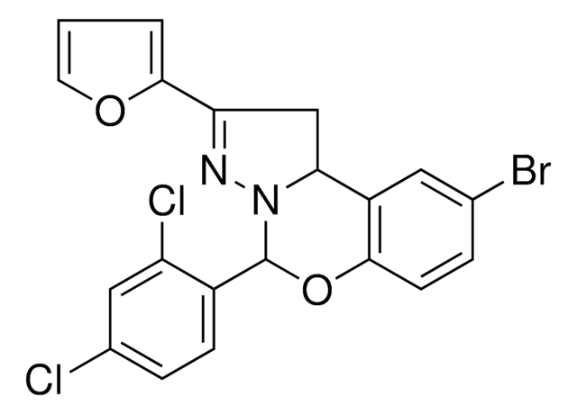 9-BROMO-5-(2,4-DICHLOROPHENYL)-2-(2-FURYL)-1,10B-DIHYDROPYRAZOLO[1,5-C][1,3]BENZOXAZINE AldrichCPR