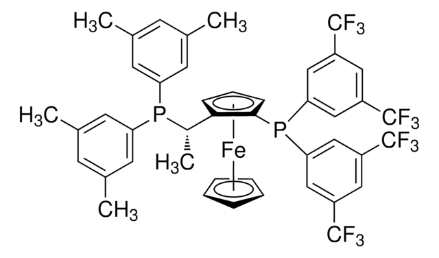 (S)-1-{(RP)-2-[ビス[3,5-ビス(トリフルオロメチル)フェニル]ホスフィノ]フェロセニル}エチルジ(3,5-キシリル)ホスフィン &#8805;97%