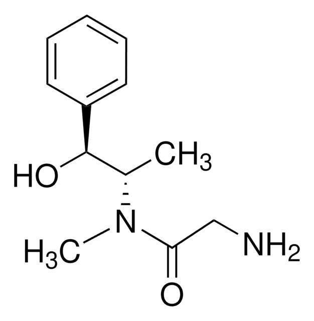 (+)-2-Amino-N-[(1S,2S)-(2-hydroxy-1-methyl-2-phenyl)ethyl]-N-methylacetamide 97%