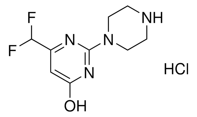 6-(Difluoromethyl)-2-(piperazin-1-yl)pyrimidin-4-ol hydrochloride AldrichCPR