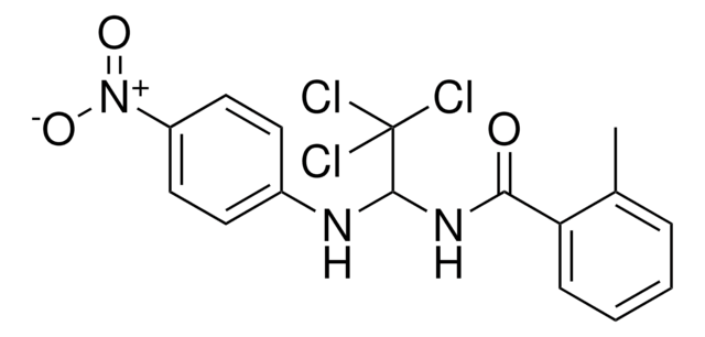 2-METHYL-N-(2,2,2-TRICHLORO-1-(4-NITROANILINO)ETHYL)BENZAMIDE AldrichCPR