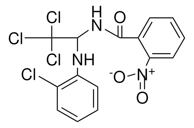 2-NITRO-N-(2,2,2-TRICHLORO-1-(2-CHLORO-PHENYLAMINO)-ETHYL)-BENZAMIDE AldrichCPR