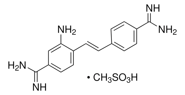 Aminostilbamidine methanesulfonate salt BioReagent, suitable for fluorescence, &#8805;97.0% (HPLC)