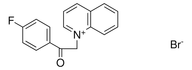 1-(2-(4-FLUORO-PHENYL)-2-OXO-ETHYL)-QUINOLINIUM, BROMIDE AldrichCPR