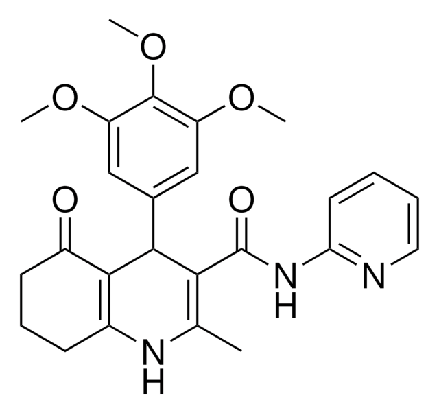 2-METHYL-5-OXO-N-(2-PYRIDINYL)-4-(3,4,5-TRIMETHOXYPHENYL)-1,4,5,6,7,8-HEXAHYDRO-3-QUINOLINECARBOXAMIDE AldrichCPR