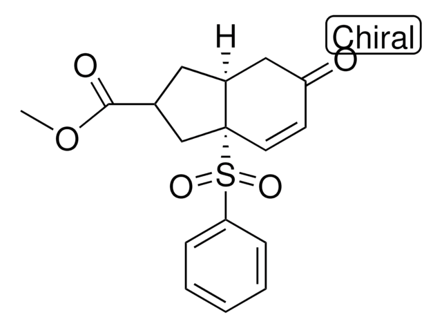 METHYL (3AS,7AR)-5-OXO-7A-(PHENYLSULFONYL)-2,3,3A,4,5,7A-HEXAHYDRO-1H-INDENE-2-CARBOXYLATE AldrichCPR