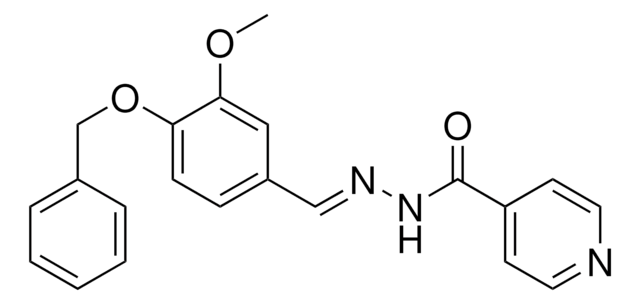 N'-(4-(BENZYLOXY)-3-METHOXYBENZYLIDENE)ISONICOTINOHYDRAZIDE AldrichCPR