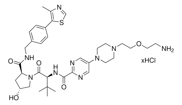 (S,R,S)-AHPC-pyrimidine-piperazine-PEG1-NH2 hydrochloride