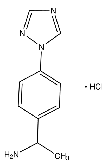 1-[4-(1H-1,2,4-Triazol-1-yl)phenyl]ethanamine hydrochloride AldrichCPR