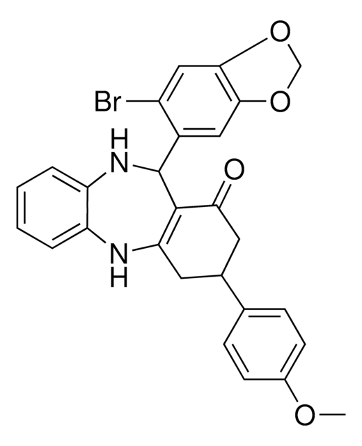 11-(6-BROMO-1,3-BENZODIOXOL-5-YL)-3-(4-METHOXYPHENYL)-2,3,4,5,10,11-HEXAHYDRO-1H-DIBENZO[B,E][1,4]DIAZEPIN-1-ONE AldrichCPR