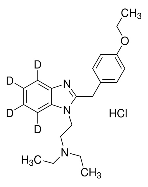 Etodesnitazene-D4 hydrochloride solution 100&#160;&#956;g/mL in methanol (as free base), certified reference material, ampule of 1&#160;mL, Cerilliant&#174;