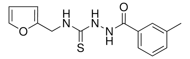 N-(2-FURYLMETHYL)-2-(3-METHYLBENZOYL)HYDRAZINECARBOTHIOAMIDE AldrichCPR