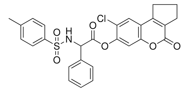 8-CHLORO-4-OXO-1,2,3,4-TETRAHYDROCYCLOPENTA[C]CHROMEN-7-YL {[(4-METHYLPHENYL)SULFONYL]AMINO}(PHENYL)ACETATE AldrichCPR